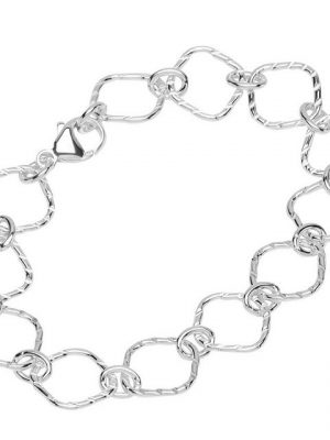 NKlaus Silberarmband "Armband 925 Sterling Silber 20cm Figaro Ankerkette" (1 Stück), Made in Germany