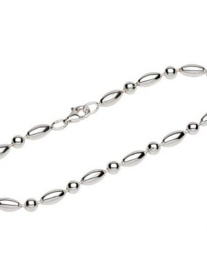 NKlaus Silberarmband "Armband 925 Sterling Silber 20cm Kugelketten Varia" (1 Stück), Made in Germany