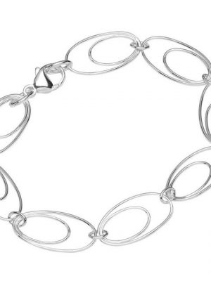 NKlaus Silberarmband "Armband 925 Sterling Silber 20cm Luna Kette Damen" (1 Stück), Made in Germany