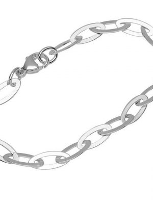 NKlaus Silberarmband "Armband 925 Sterling Silber 21cm Luna Kette Damen" (1 Stück), Made in Germany