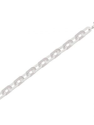 NKlaus Silberarmband "Armband 925 Sterling Silber 21cm Luna Kette Unisex" (1 Stück), Made in Germany