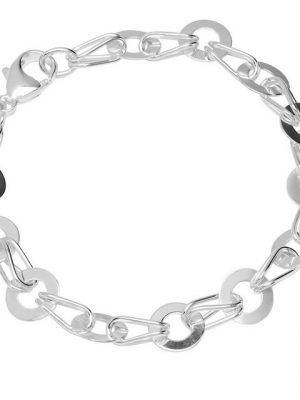 NKlaus Silberarmband "Armband 925 Sterling Silber 21cm Luna Kette Unisex" (1 Stück), Made in Germany