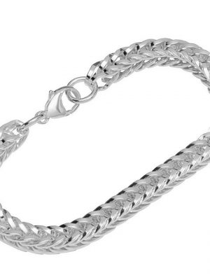 NKlaus Silberarmband "Armband 925 Sterling Silber 22 Fuchsschwanzketten" (1 Stück), Made in Germany