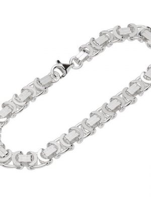 NKlaus Silberarmband "Armband 925 Sterling Silber 22,5cm Etruskerkette d" (1 Stück), Made in Germany