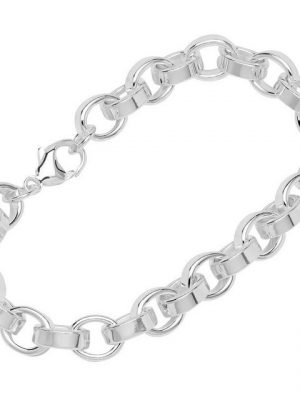 NKlaus Silberarmband "Armband 925 Sterling Silber 22cm Ankerkette 4 kant" (1 Stück), Made in Germany