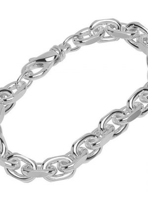 NKlaus Silberarmband "Armband 925 Sterling Silber 22cm Ankerkette seitli" (1 Stück), Made in Germany