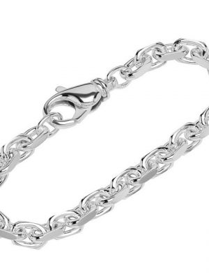 NKlaus Silberarmband "Armband 925 Sterling Silber 22cm Ankerkette seitli" (1 Stück), Made in Germany