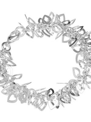 NKlaus Silberarmband "Armband 925 Sterling Silber 22cm Designer Kette Da" (1 Stück), Made in Germany
