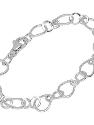 NKlaus Silberarmband "Armband 925 Sterling Silber 22cm Designer Kette Da" (1 Stück), Made in Germany