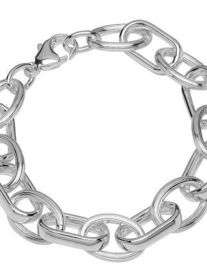 NKlaus Silberarmband "Armband 925 Sterling Silber 22cm Designer Kette Un" (1 Stück), Made in Germany