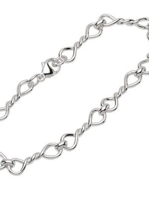 NKlaus Silberarmband "Armband 925 Sterling Silber 22cm Designer Schlange" (1 Stück), Made in Germany
