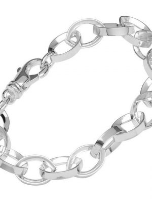 NKlaus Silberarmband "Armband 925 Sterling Silber 22cm Dreikantkette Dam" (1 Stück), Made in Germany