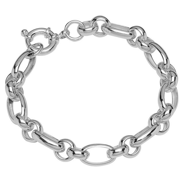NKlaus Silberarmband “Armband 925 Sterling Silber 22cm Erbskette hohl ru” (1 Stück), Made in Germany