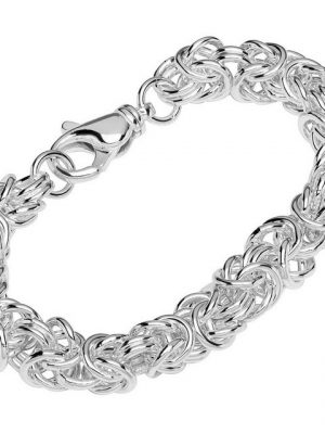 NKlaus Silberarmband "Armband 925 Sterling Silber 22cm Königskette rund" (1 Stück), Made in Germany