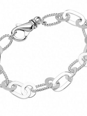 NKlaus Silberarmband "Armband 925 Sterling Silber 22cm Luna Kette Damen" (1 Stück), Made in Germany