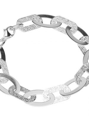 NKlaus Silberarmband "Armband 925 Sterling Silber 22cm Luna Kette Damen" (1 Stück), Made in Germany