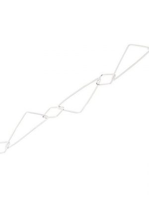 NKlaus Silberarmband "Armband 925 Sterling Silber 22cm Luna Kette Damen" (1 Stück), Made in Germany