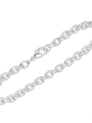 NKlaus Silberarmband "Armband 925 Sterling Silber 23,5cm Ankerkette rund" (1 Stück), Made in Germany