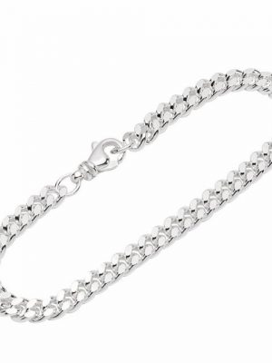 NKlaus Silberarmband "Armband 925 Sterling Silber 23,5cm Panzerkette 2 f" (1 Stück), Made in Germany