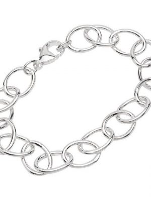 NKlaus Silberarmband "Armband 925 Sterling Silber 23cm Ankerkette rund H" (1 Stück), Made in Germany