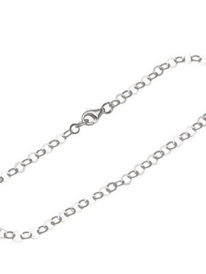 NKlaus Silberarmband "Armband 925 Sterling Silber 24cm Ankerkette Damen" (1 Stück), Made in Germany