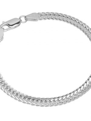 NKlaus Silberarmband "Armband 925 SterlingSilber 19cm Fuchsschwanzketten" (1 Stück), Made in Germany