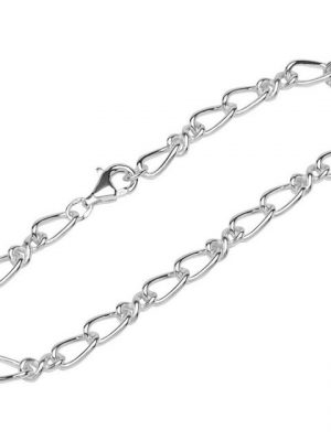 NKlaus Silberarmband "Armband 925 Sterlingsilber 19cm Panzerkette Damen" (1 Stück), Made in Germany