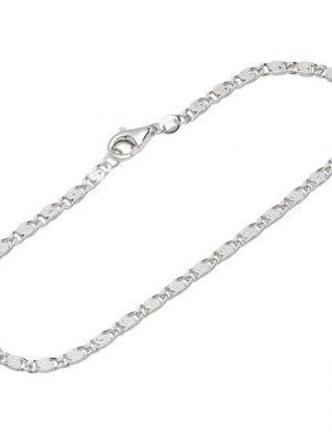 NKlaus Silberarmband "Armband 925 Sterlingsilber 19cm S Panzerkette diam" (1 Stück), Made in Germany