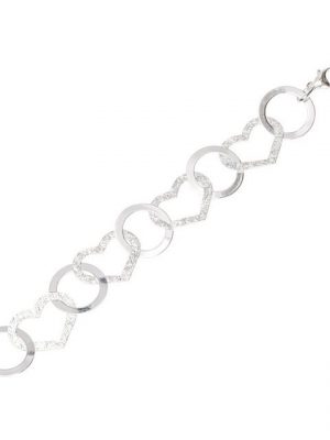 NKlaus Silberarmband "Armband 925 Sterlingsilber 20cm Luna Kette Damen H" (1 Stück), Made in Germany