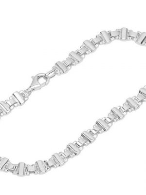 NKlaus Silberarmband "Armband 925 Sterlingsilber 21cm CallaKette Unisex" (1 Stück), Made in Germany