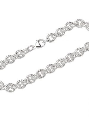 NKlaus Silberarmband "Armband 925 Sterlingsilber 23cm Ankerkette Herren" (1 Stück), Made in Germany