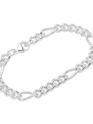 NKlaus Silberarmband "Designer Armband aus 925 Sterling Silber 19cm Anke" (1 Stück), Made in Germany