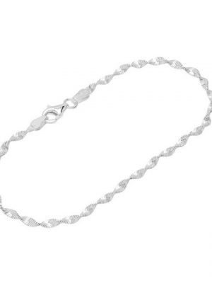 NKlaus Silberarmband "Designer Armband aus 925 Sterling Silber 19cm Anke" (1 Stück), Made in Germany