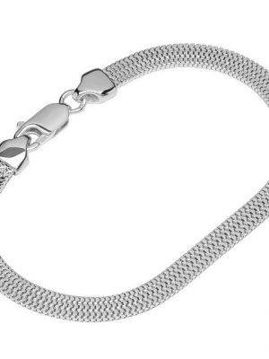 NKlaus Silberkette "Armband 925 Sterling Silber 19cm Glied - Erbskette" (1 Stück), Made in Germany
