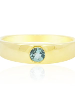 Nigerianischer Paraiba-Turmalin-Goldring