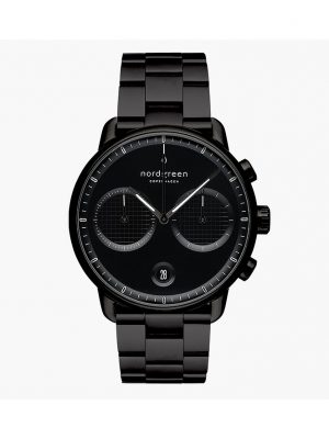 Nordgreen Herrenuhr Pioneer PI42BL3LBLTB