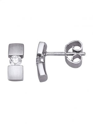 Ohrstecker mit Brillanten Diemer Platin