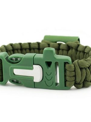 PRECORN Wickelarmband "Paracord Universal Armband mit Flaschenöffner und Feuerstarter"