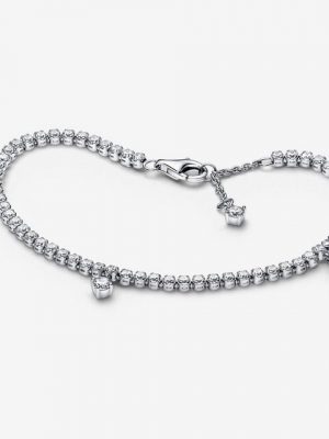 Pandora Armband "592401C01 Tennisarmband Damen Funkelnde Tropfen Sterling-Silber 18 cm"