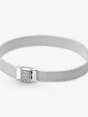 Pandora Armband "Reflexions 599166C01 Armband Funkelnder Verschluss Silber 20 cm"