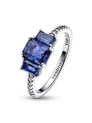 Pandora Ring - 192389C01 925 Silber, Zirkonia blau
