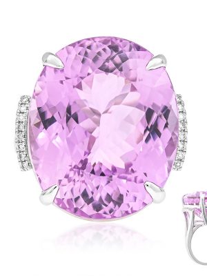 Patroke-Kunzit-Goldring (AMAYANI)