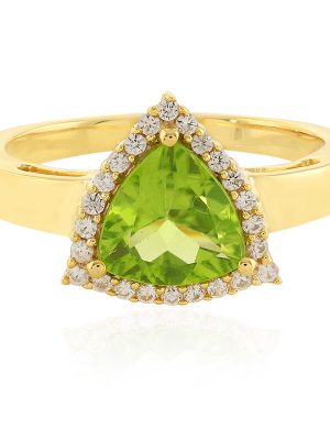 Peridot-Silberring