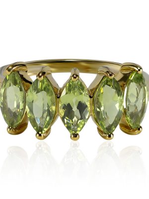 Peridot-Silberring