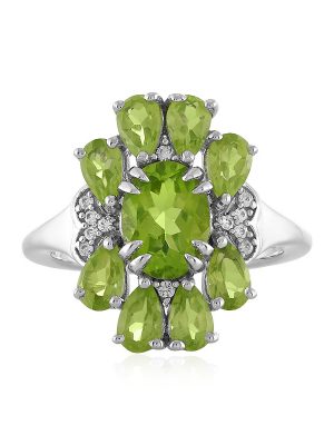 Peridot-Silberring