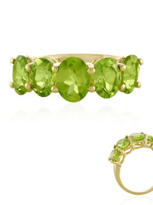 Peridot-Silberring