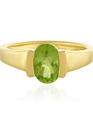 Peridot-Silberring