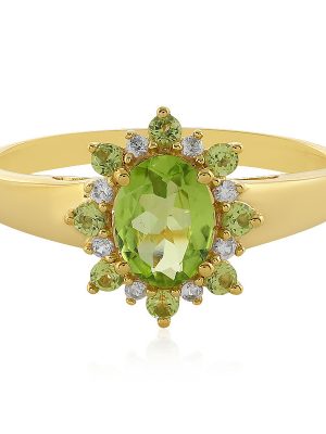 Peridot-Silberring