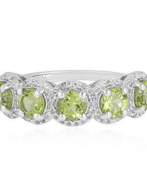 Peridot-Silberring