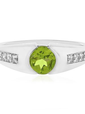 Peridot-Silberring